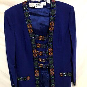 *Vintage* Beaded Tube Top w/Jacket